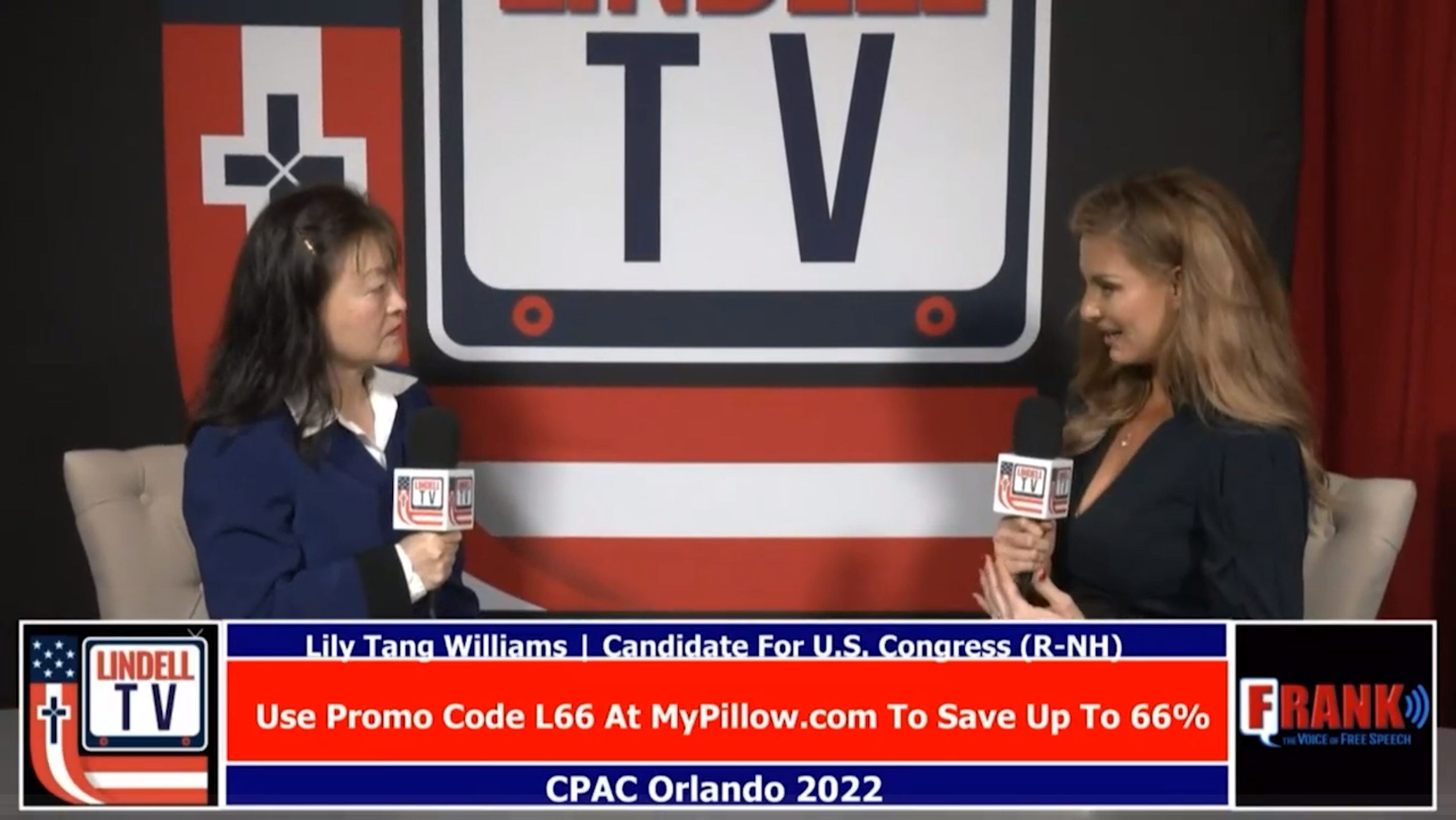 Lily Tang Williams interviewed by Emerald Robinson at CPAC 2022