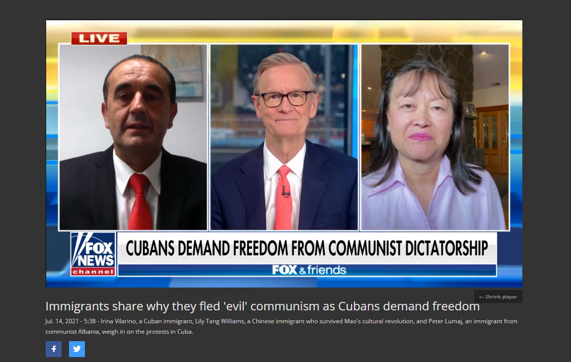 Lily Tang Williams on Fox and Friends